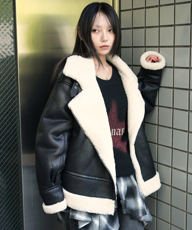 フェイクムートンボアジャケット｜WEGO（ウィゴー） – WEGO ONLINE STORE