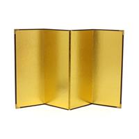 ミニ金屏風 2曲 （大） 金無地 | 谷口松雄堂