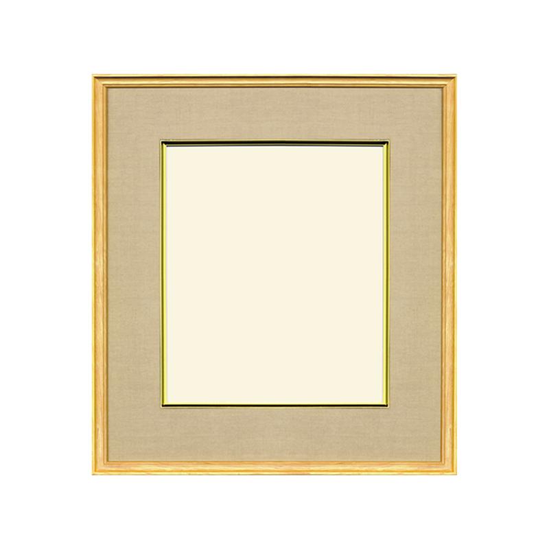 色紙額 木地 布張 ベージュ （4900） | 谷口松雄堂