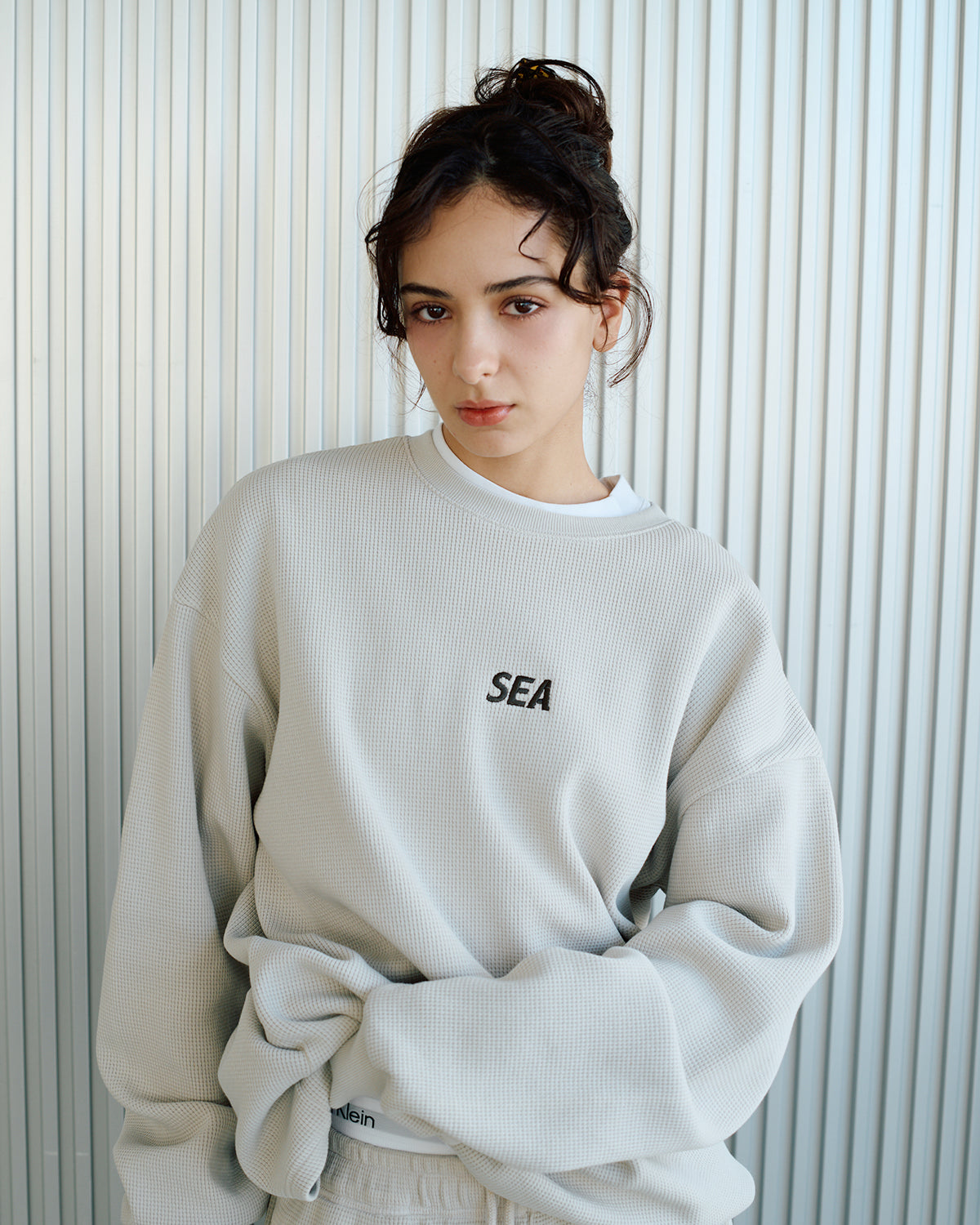 HEAVY WAFFLE L/S TEE – WIND AND SEA
