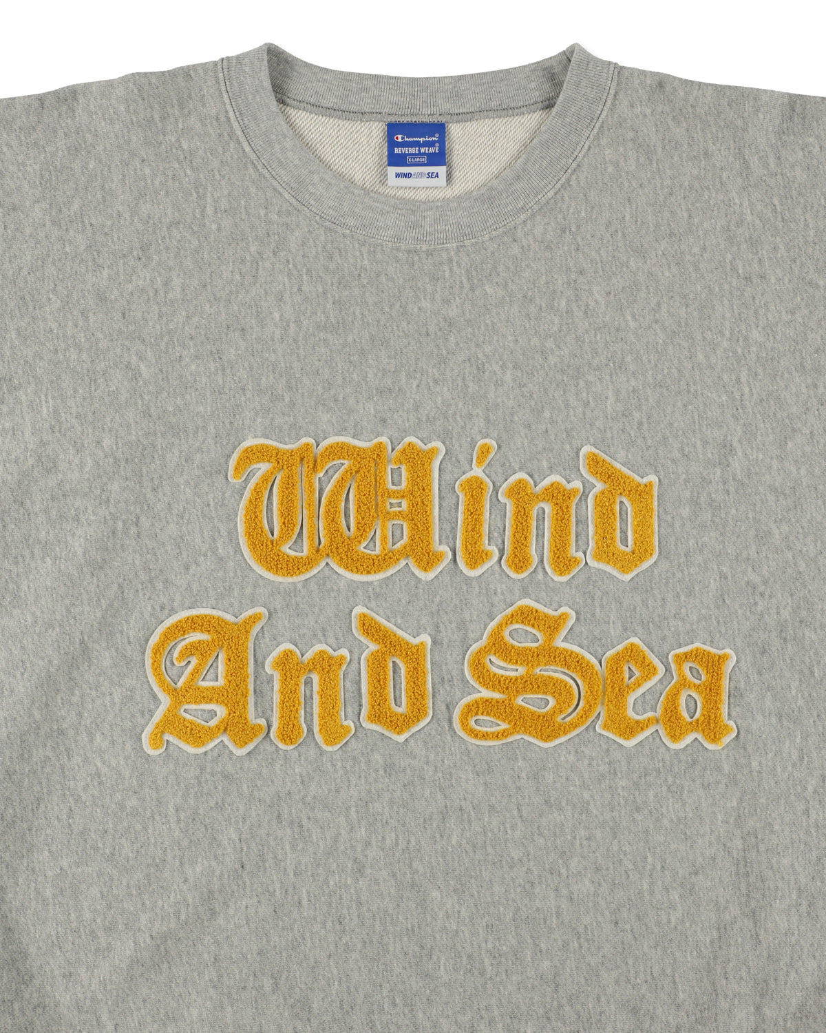 CHAMPION x WDS REVERSE WEAVE CHENILLE TEE – WIND AND SEA