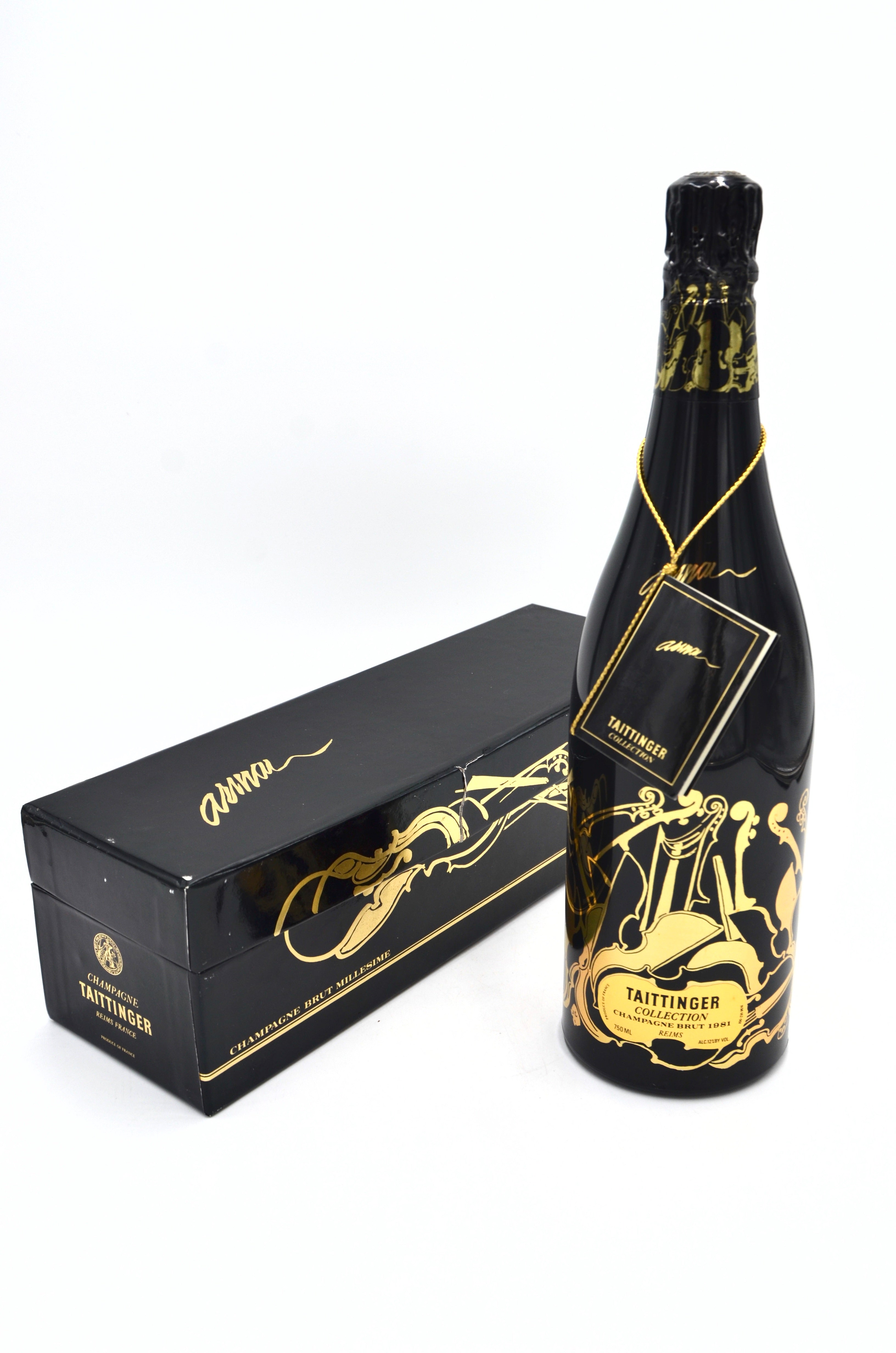 1981 Taittinger Vintage Brut Champagne, Artist Collection (Arman