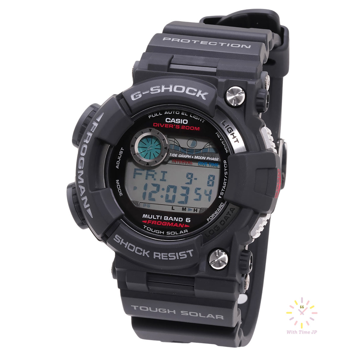CASIO MASTER OF G - SEA FROGMAN GWF-1000-1JF – With Time JP