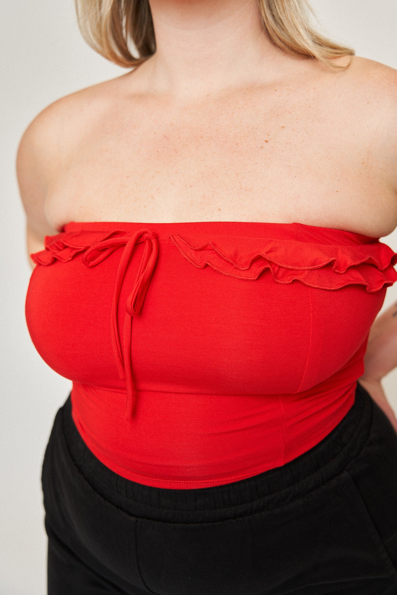 Madison Tube Top in Cherry – What Lo Wants
