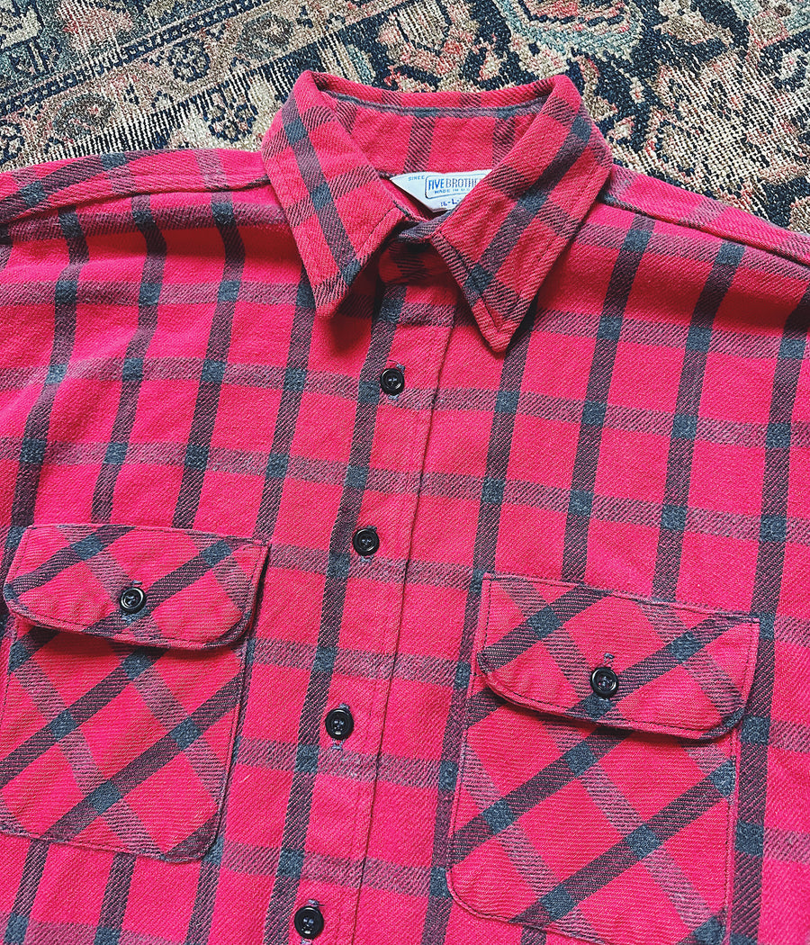 Vintage Five Brother Flannel Shirt – Large – Wooden Sleepers