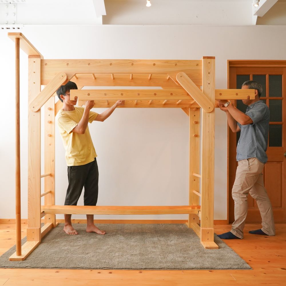 くうちゃん 室内 うんていタイプB ボルダリング ステンレス 鉄棒 2026