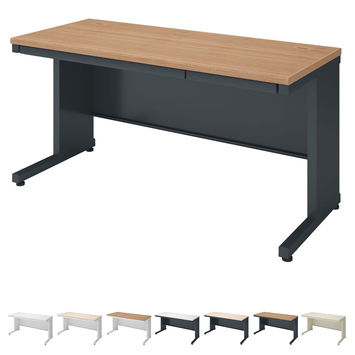 INVENT インベント／平机／W1400×D600／天板ラスティックミディアム