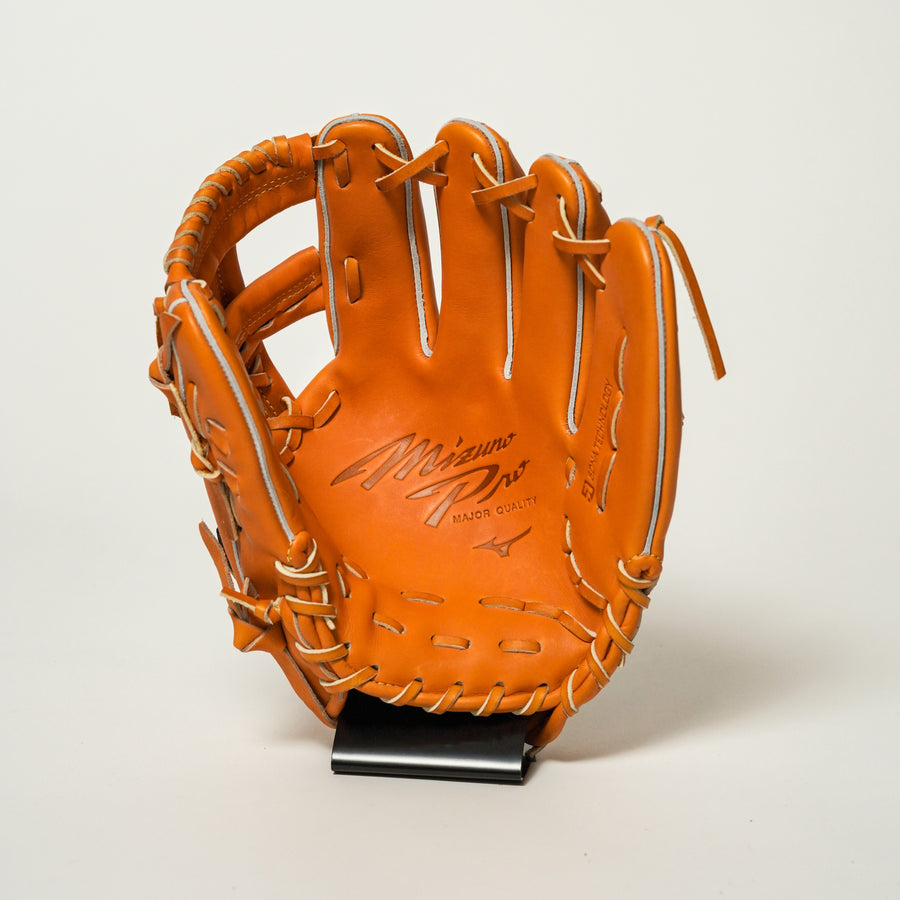 ミズノ】硬式グラブ/内野手用/送料無料/1AJGH22013/右投げ/オレンジ