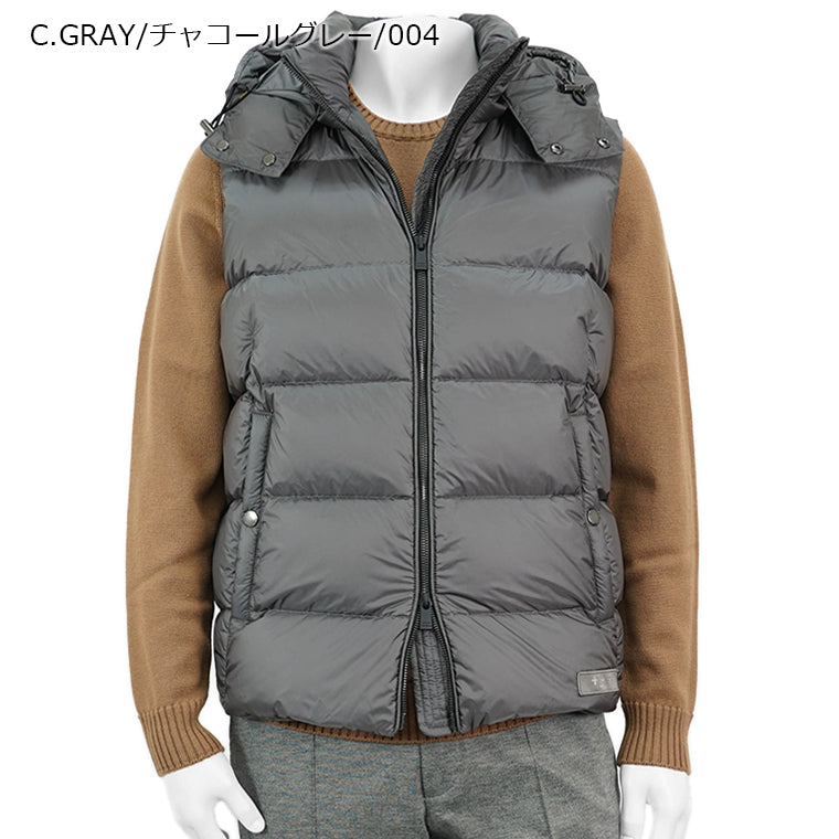 タトラス TATRAS メンズ ダウンベスト ブラック ネイビー グレー