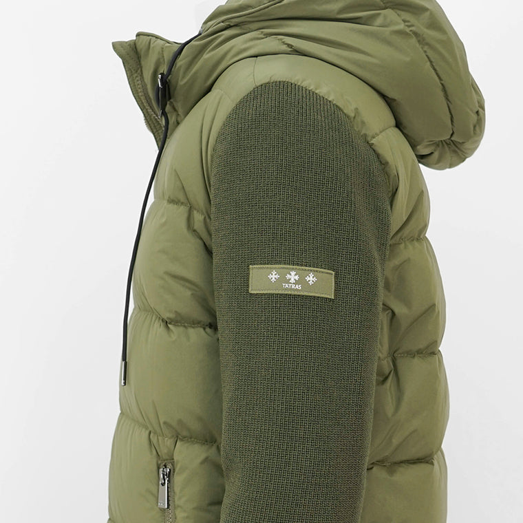 タトラス TATRAS メンズ ダウンジャケット カーキ ブラック