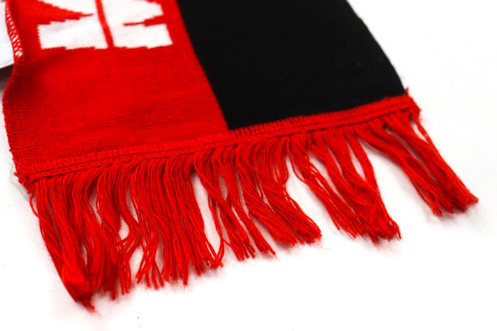 ロット マフラー ACミラン スポーツ ブランド メンズ ブラック/レッド