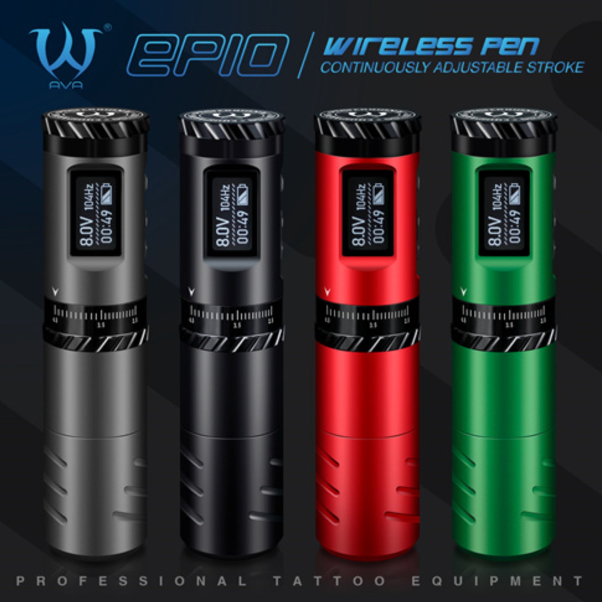 AVA EP10 | Wireless Tattoo Pen – WorldWide Tattoo Supply