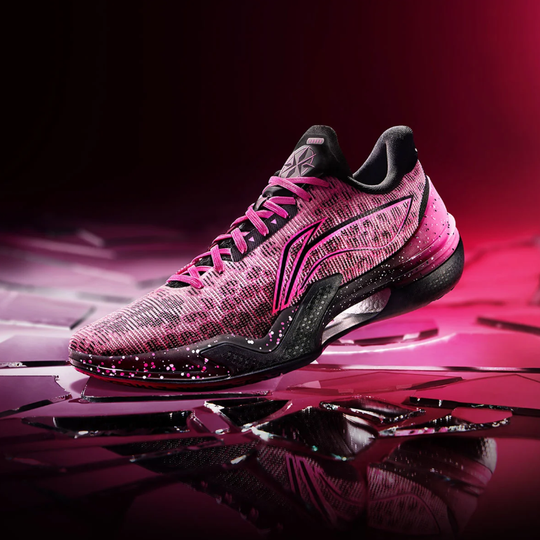 LiNing LiRen 5 Low “3D Shattered Shadow” Pink/ Black Limited