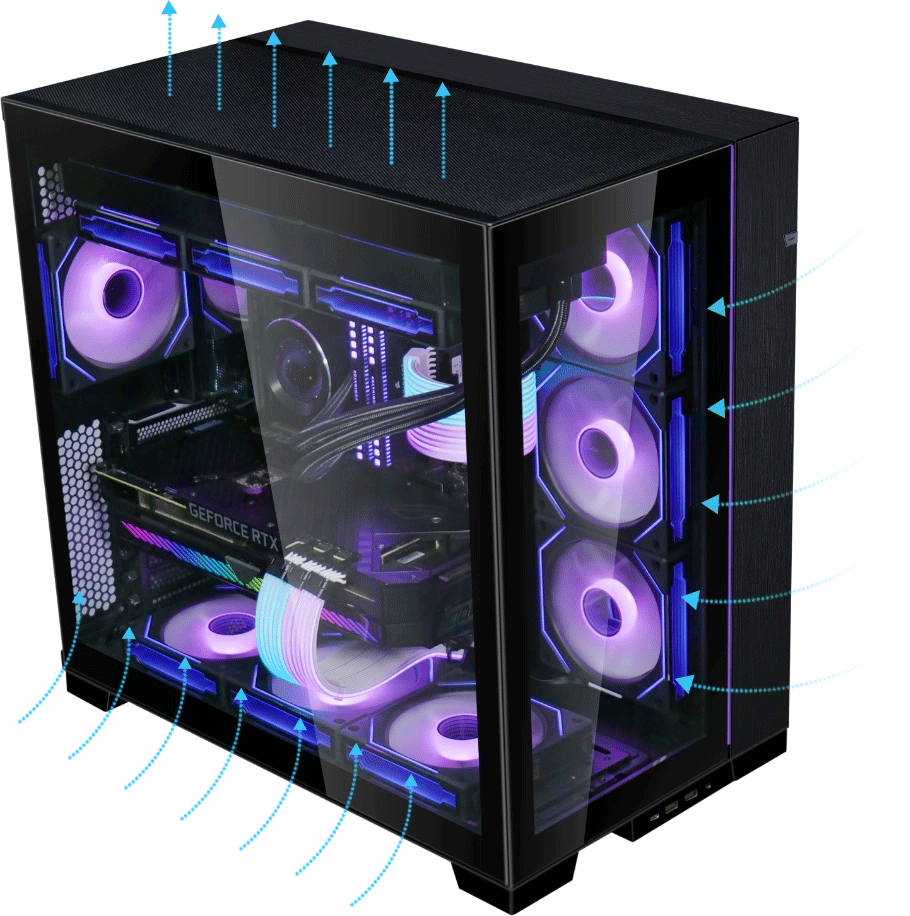 LIAN LI UNI FAN SL-INFINITY 120 REVERSE BLADE BK Single Pack｜WEST