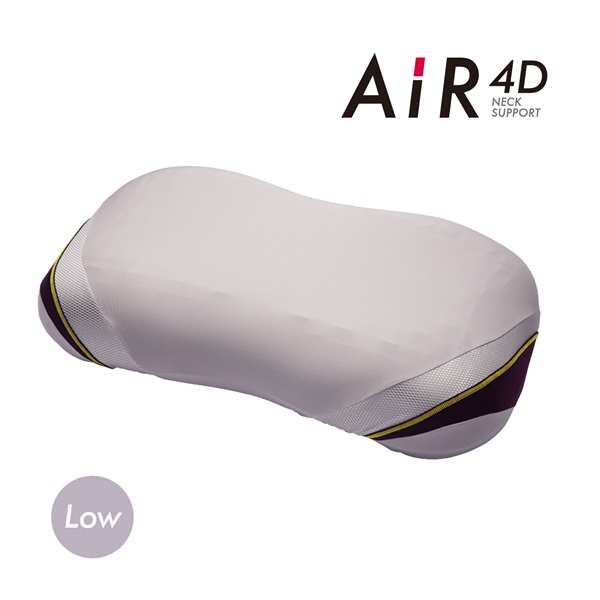 西川」〈Air〉「エアー4D」ピロー【低め ／ カラー：グレーベージュ