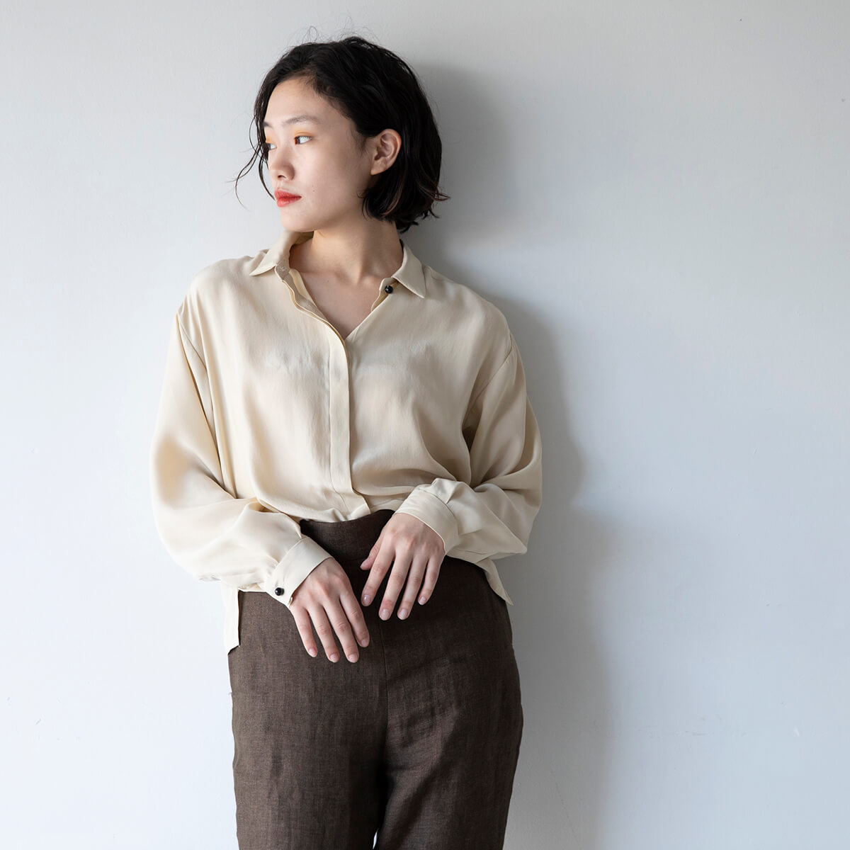 シルクブラウス - SAQUI - weeksdays