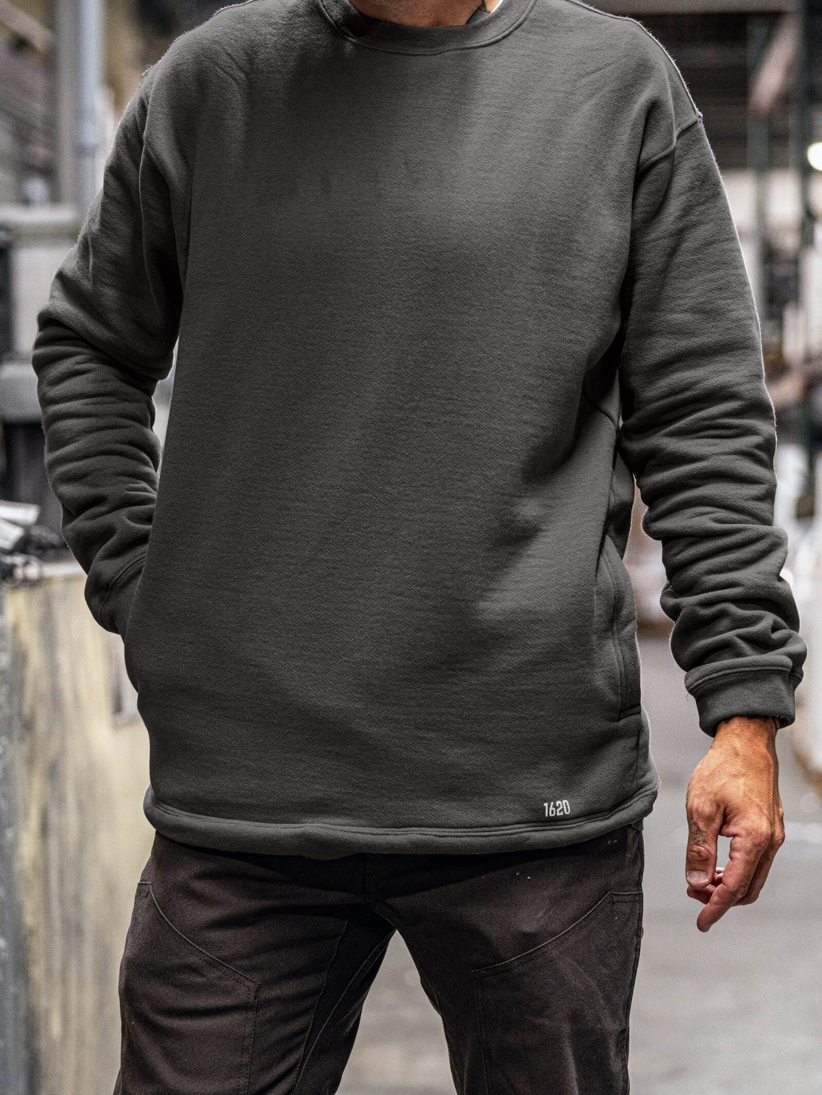 The 1620 Crew Sweatshirt | Heavyweight Fleece | Made in the U.S.A.