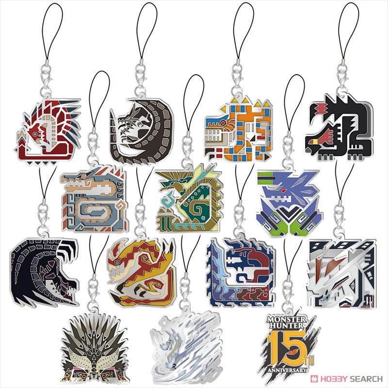 モンスターハンター15th メインモンスターアイコンステンドマスコット