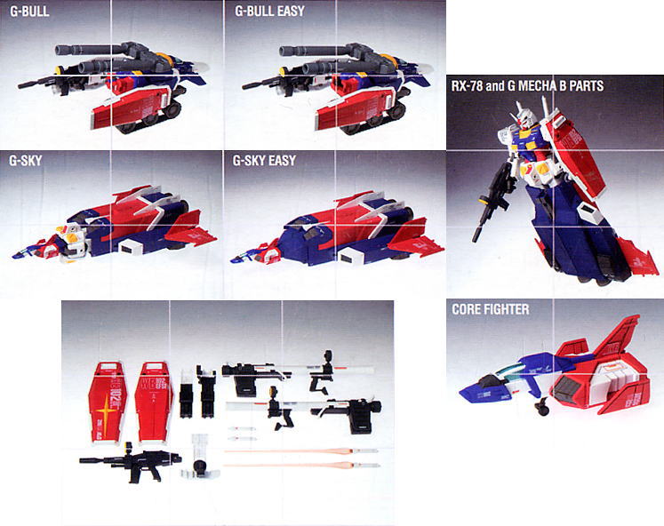 Metal Composite #1001 RX-78 Ver.Ka With G-Fighter (完成品