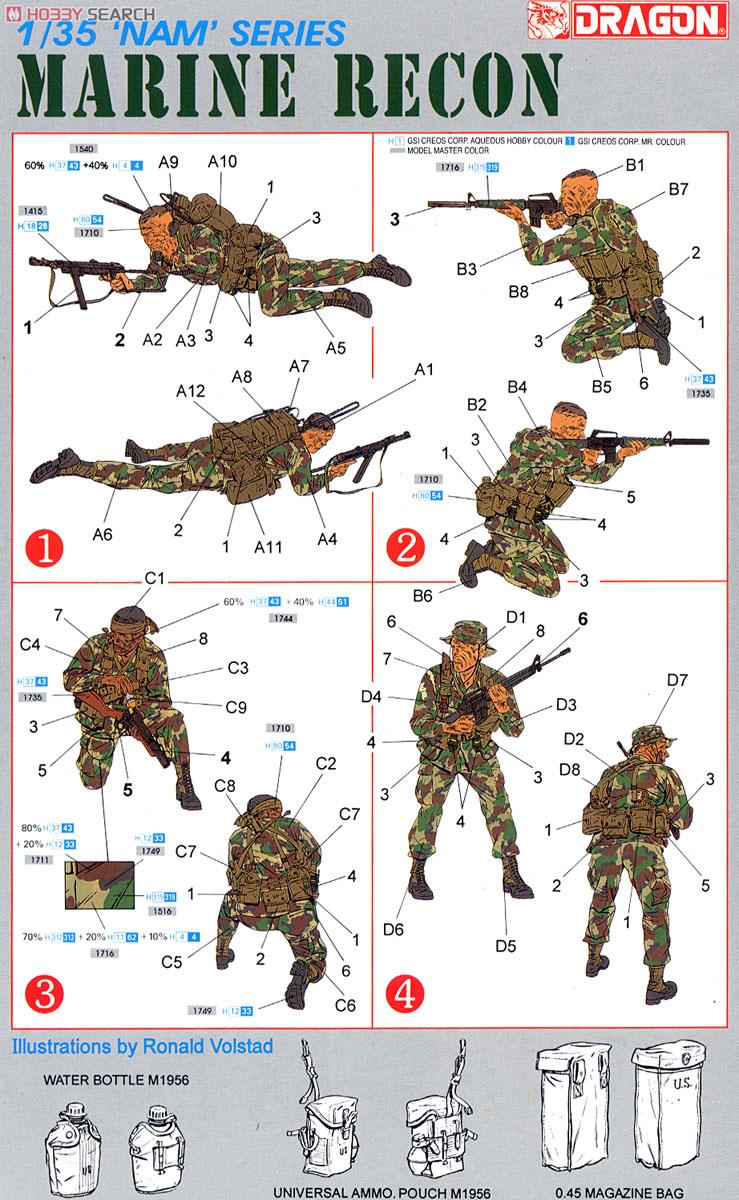 アメリカ海兵隊 偵察部隊 ベトナム戦 - ホビーサーチ ミリタリープラモ