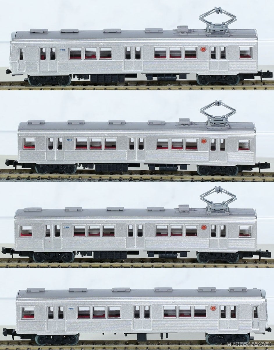 鉄道コレクション 東急電鉄7200系 東横線・非冷房車4両セット (4両