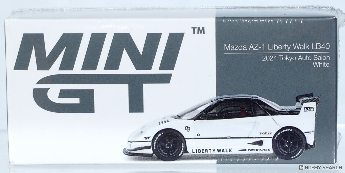 マツダ AZ-1 リバティーウォーク LB40 東京オートサロン 2024 ホワイト