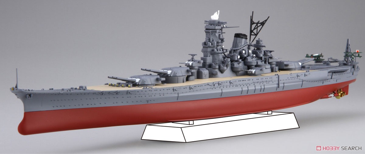 日本海軍戦艦大和 昭和16年竣工時(ゴールドメッキ台座付き