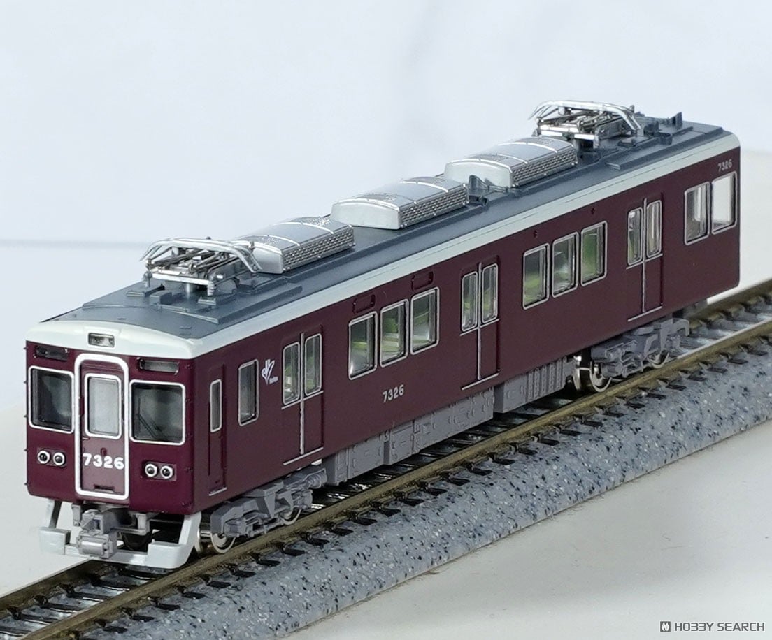 阪急7300系 (京都線・7326編成) 増結用先頭車2両セット (動力無し