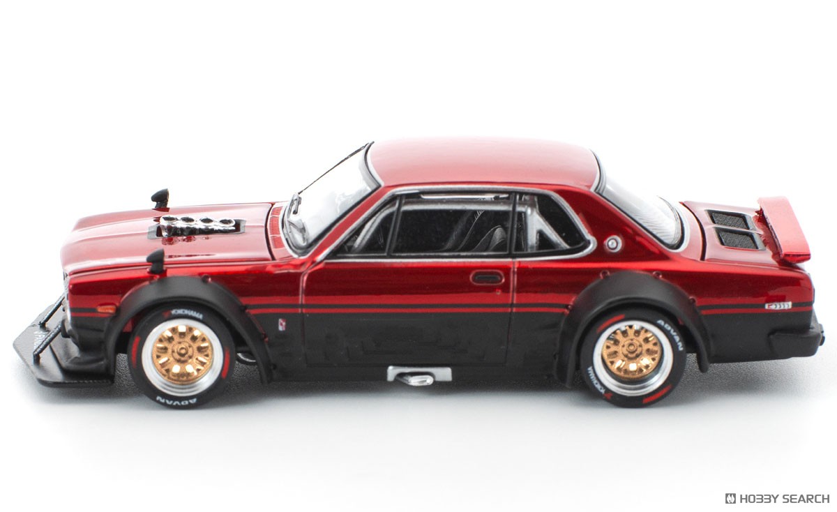 スカイライン GT-R V8 ドリフト (ハコスカ) - レッド ブラック