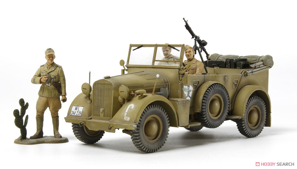 ドイツ中型軍用車 ホルヒ Kfz.15 `北アフリカ戦線` (プラモデル