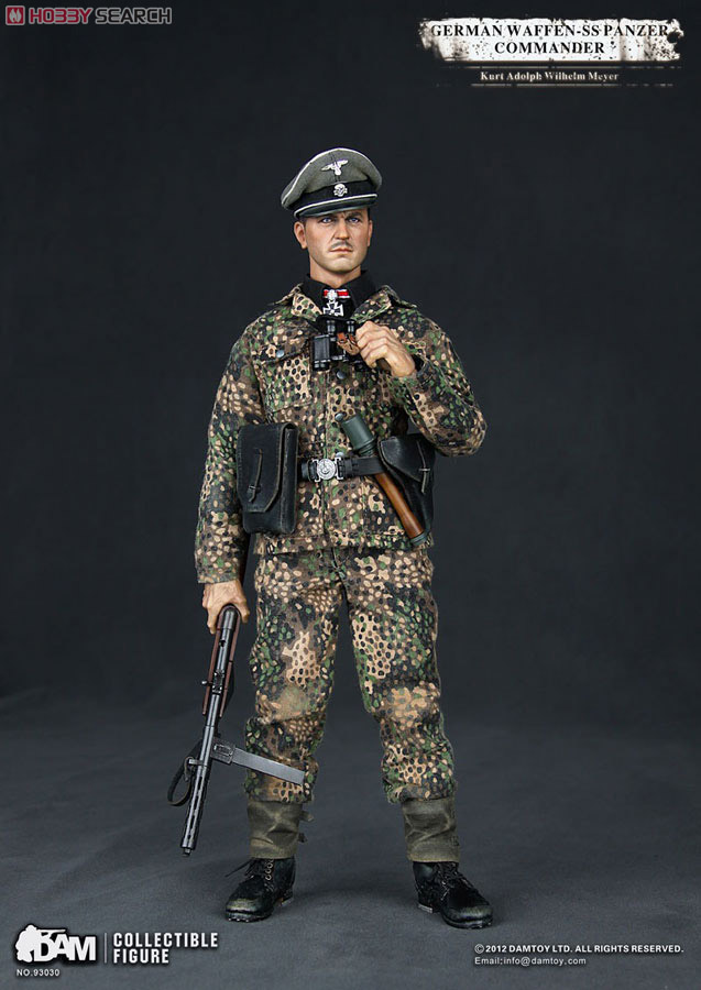 DAMTOY 1/6 German Waffen-SS Panzer Commander Kurt Meyer (Fashion