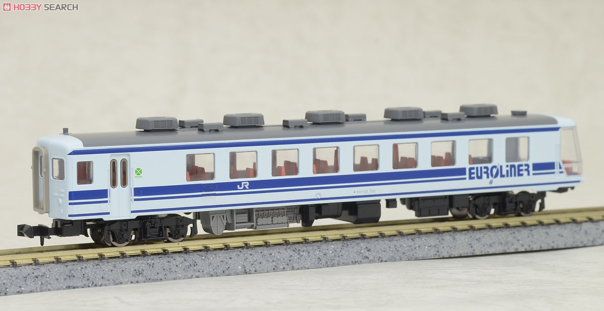 限定品】 JR 12-700系客車 ユーロライナー (黒色床下) (7両セット