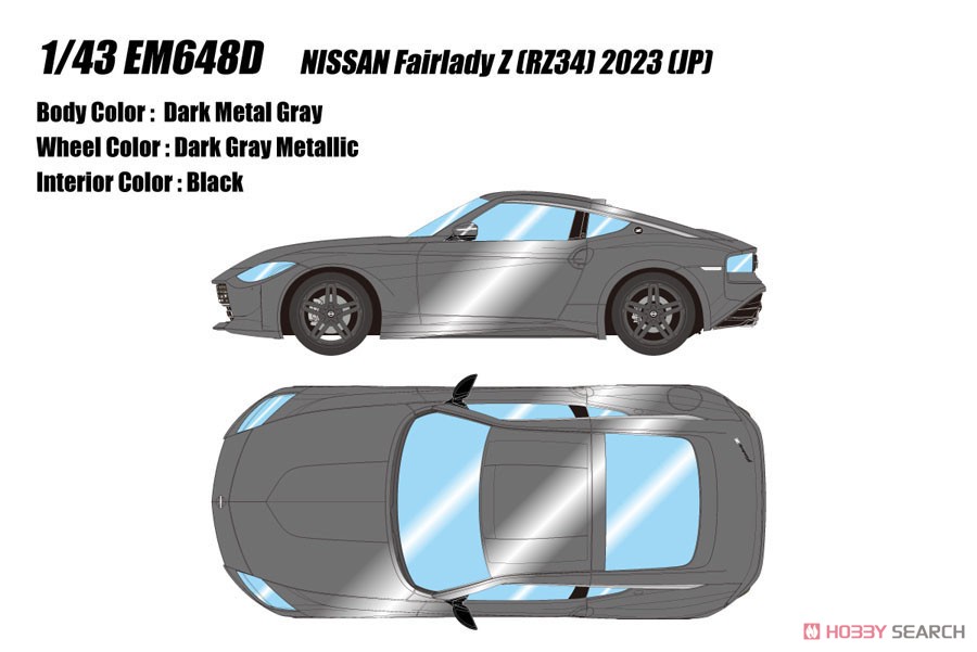 NISSAN Fairlady Z (RZ34) 2023 (JP) ダークメタルグレー (ミニカー