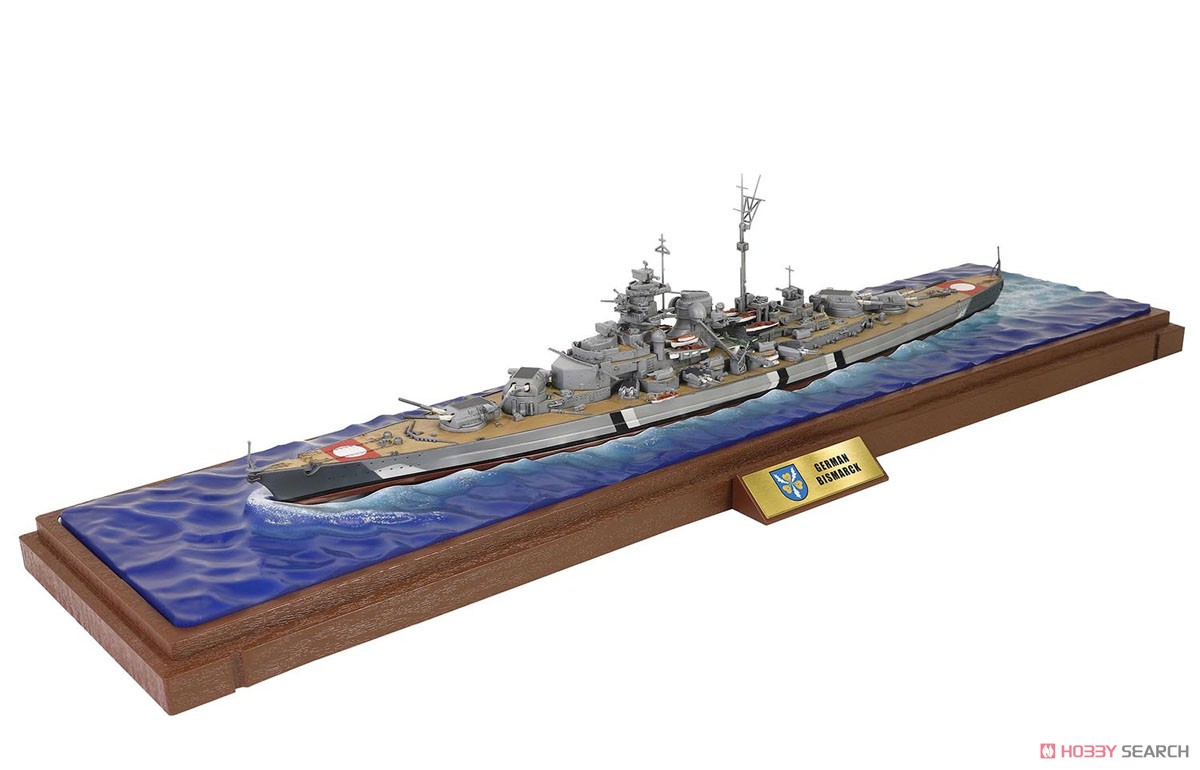 WW.II ドイツ海軍 戦艦ビスマルク 洋上モデル仕様 デンマーク海峡海戦