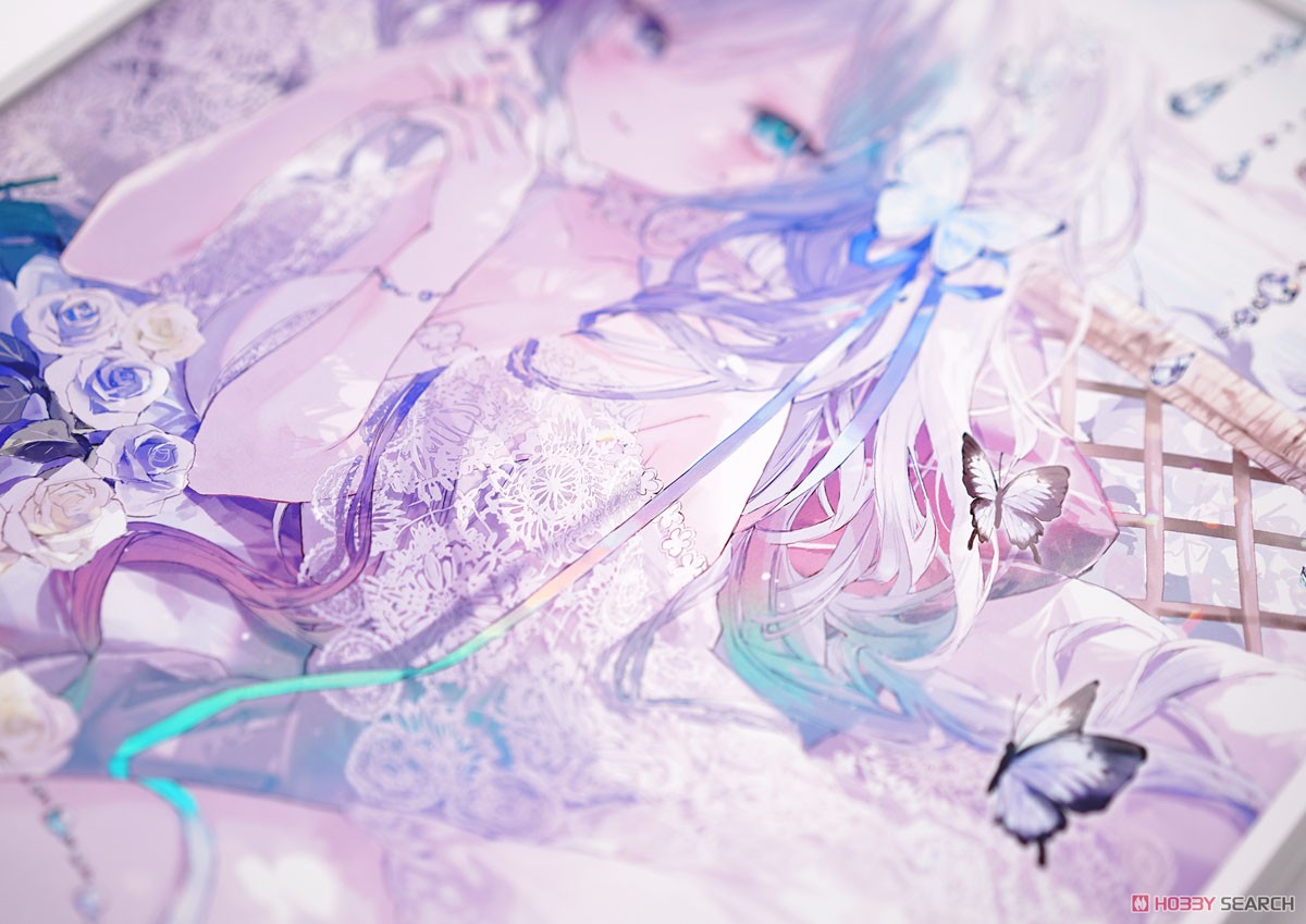 50枚限定】 おにねこ先生直筆サイン入り X-ART製 オーロラアート