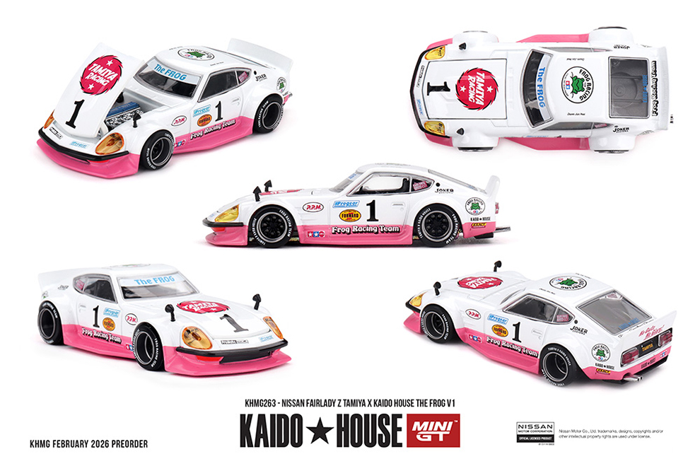 MINI GT 1/64 KAIDO HOUSE NISSAN FAIRLADY Z TAMIYA THE FROG / *FREE