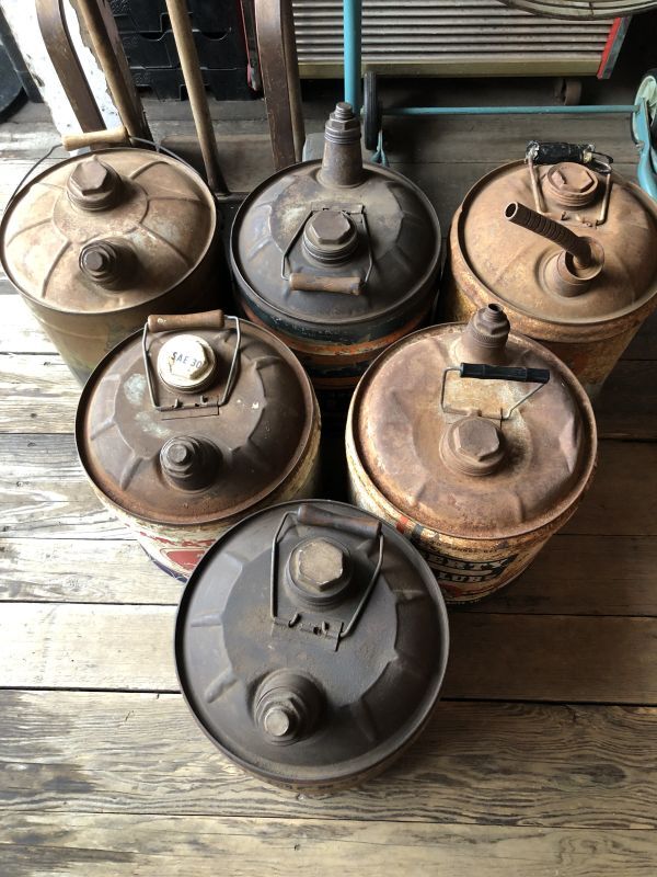 Vintage Motor Gas Oil 5 Gallon Can NOURSE (M850) - 2000toys