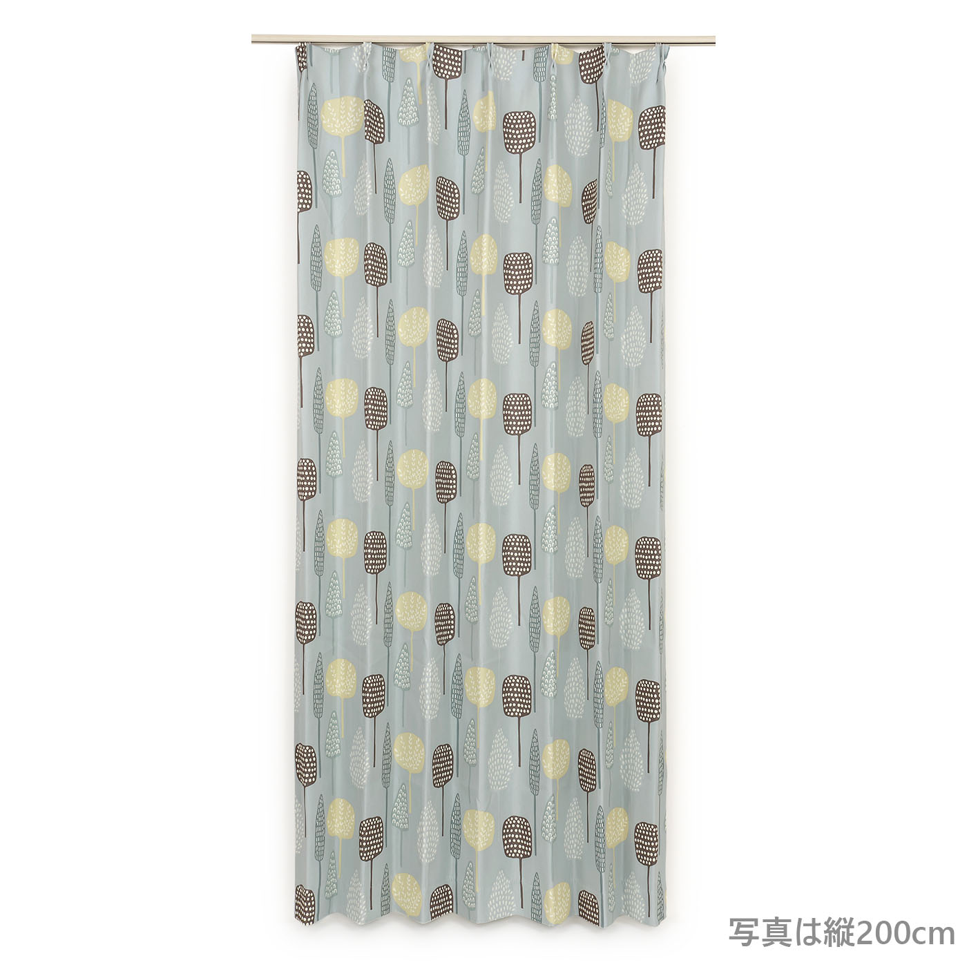 厚地カーテン PUU 100×178 2枚組 GY | TWO-ONE STYLEネット