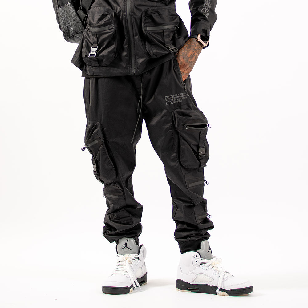 Combat Nylon Joggers Black – 8&9 Clothing Co.