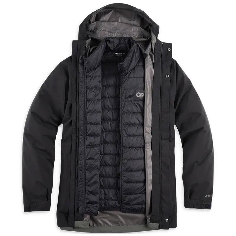 Outdoor Research Men's Foray 3-in-1 Parka - Black - 911supply