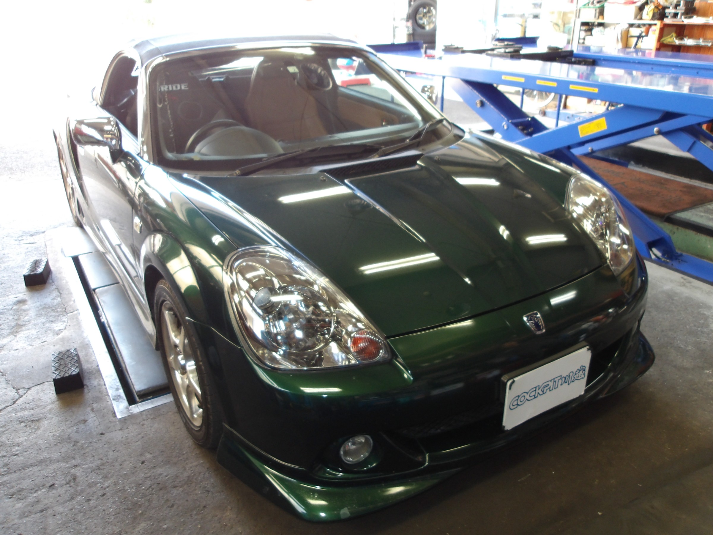 MRｰS（ZZW30）テクノプロスピリッツ製インレットダクト装着。 | トヨタ