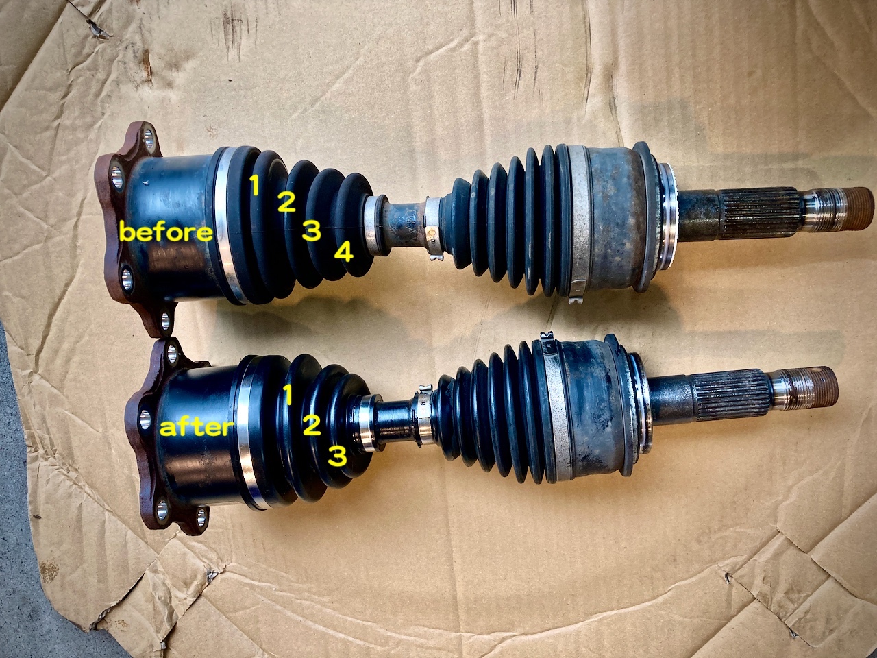 HIACE 4WD デフ上げ＆強化ドライブシャフトブーツ | トヨタ ハイエース