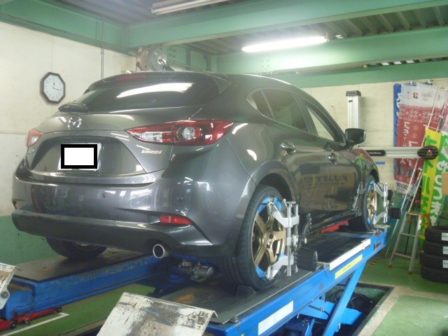 POTENZA S007A × Prodrive GC-05N | マツダ アクセラスポーツ ホイール