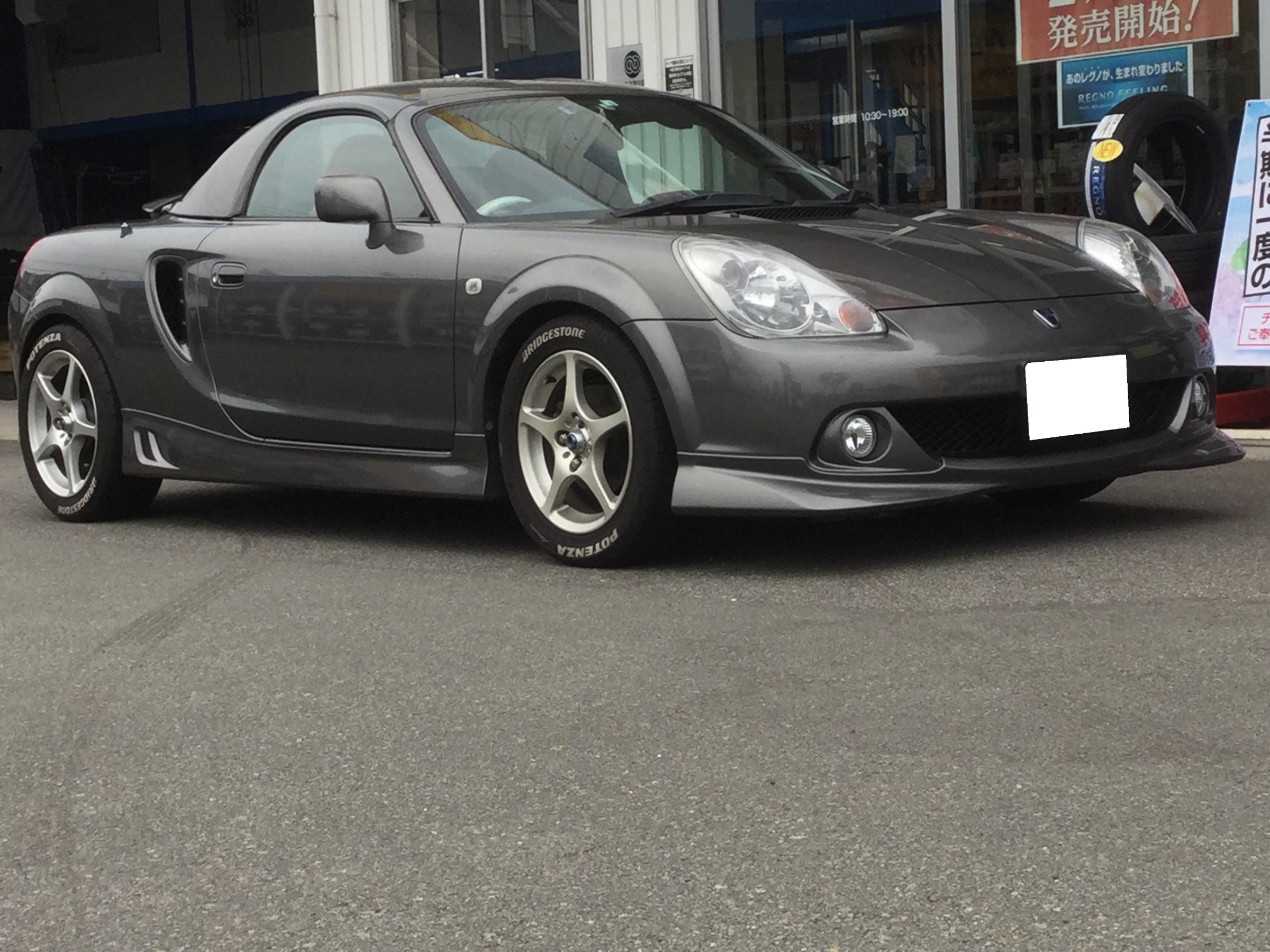 ◇ トヨタ MR-S TEIN車高調＆EDFCアクティブプロ取り付け