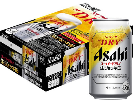 アサヒビール スーパードライ 生ジョッキ缶 340ml 24缶が5,854円 通販