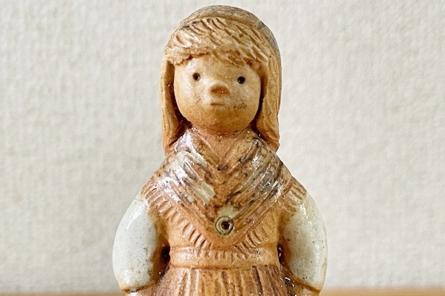 Rutebo keramik Lisskulla/ルーテボ 女の子 北欧雑貨アンティークcoco