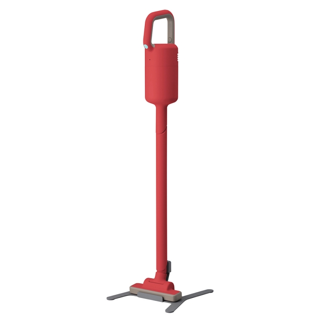 0(プラスマイナスゼロ) コードレスクリーナー レッド [CONCENT]コンセント