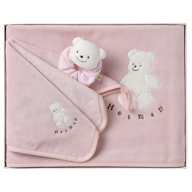 Hotman (ホットマン) 1秒タオル マーシャ タオルセット ピンク (HB