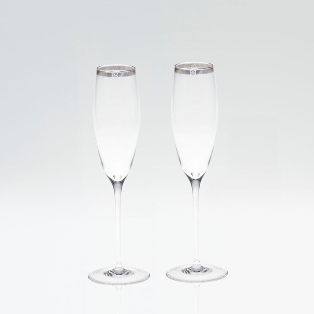 ARMANI/CASA(アルマーニ/カーザ) DVORAK シャンパングラス ペアセット