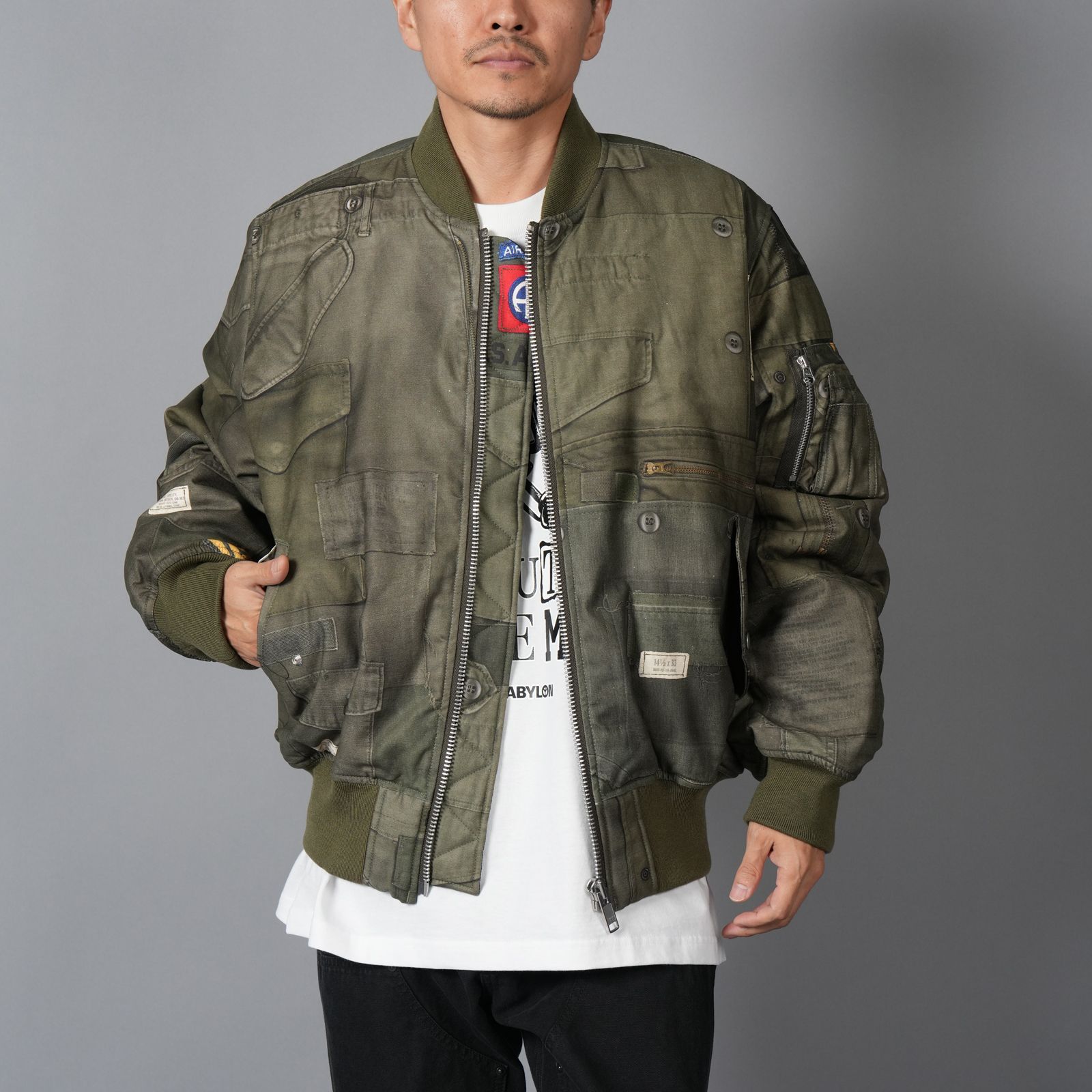 MIYAGIHIDETAKA - 【ラスト1点】MH025-2 / Military MA-1 / ミリタリー